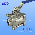 Water Treatment Butt Weld CF3m 3PC Ball Valve